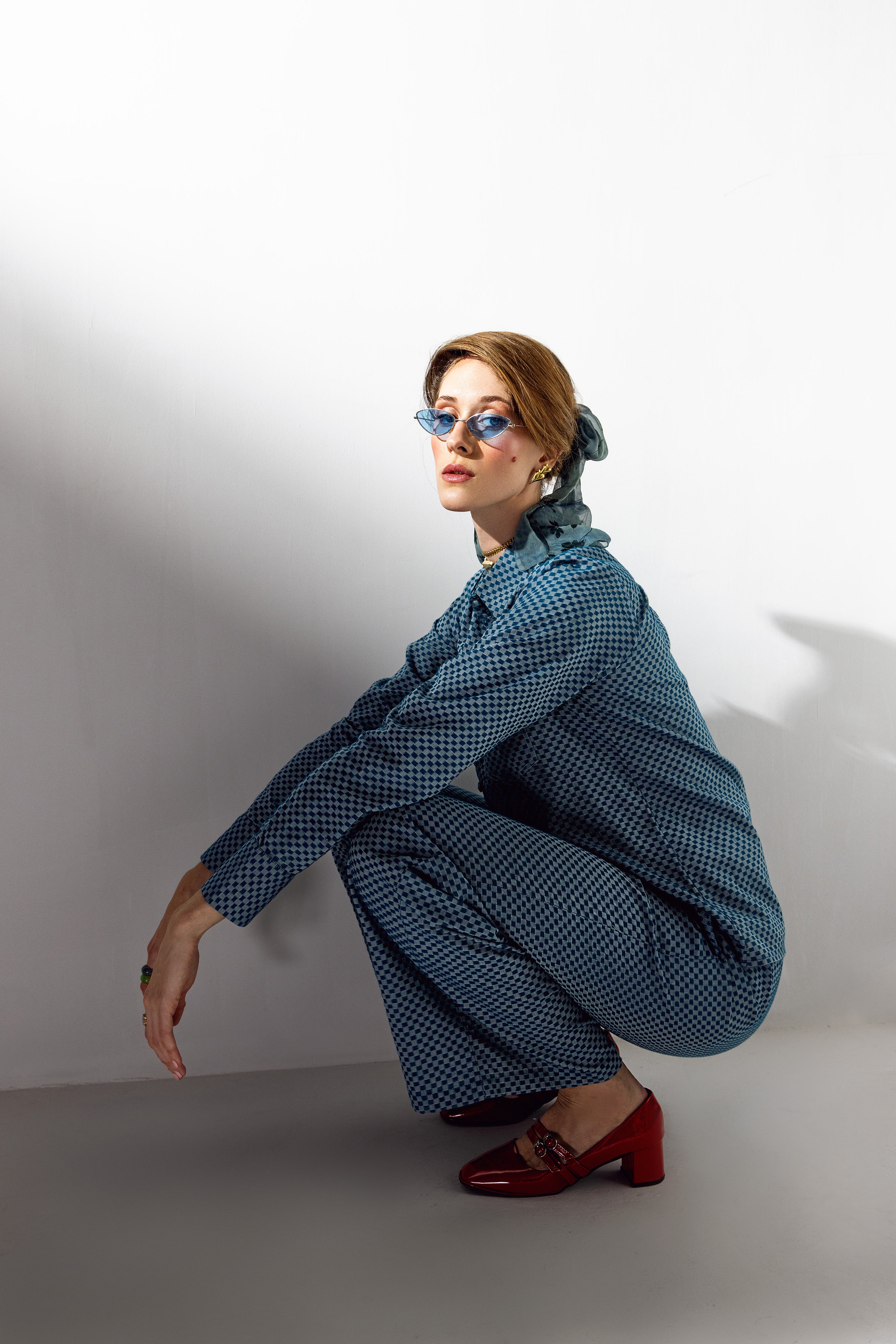 Azure Mosaic Co-ord Set